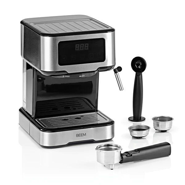 Beem Espresso-Select-Touch Espresso-Siebträgermaschine | schwarz/silber 5