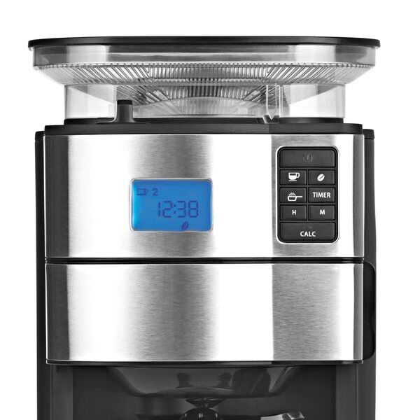 Beem Fresh-Aroma-Perfect II Thermo Filter coffee maker with grinder | black/silver 3