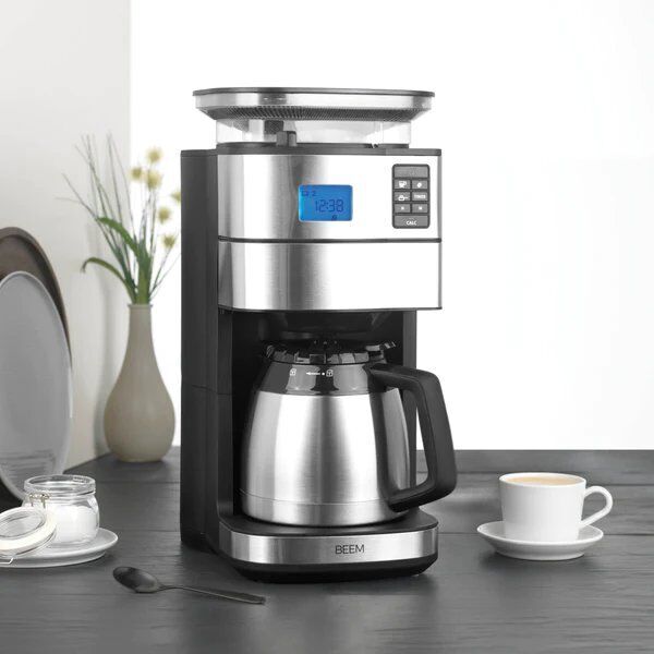 Beem Fresh-Aroma-Perfect II Thermo Filter coffee maker with grinder | black/silver 5