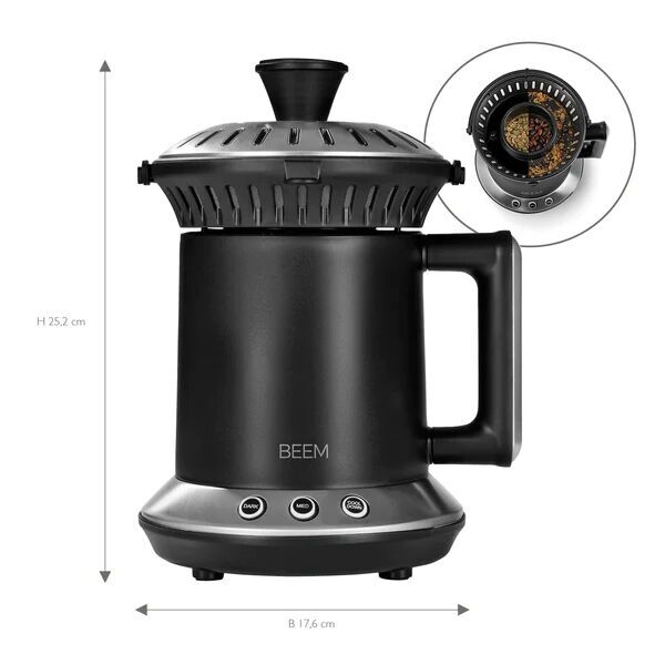 Beem Roast-Perfect Kaffeeröster | zwart/zilver 2