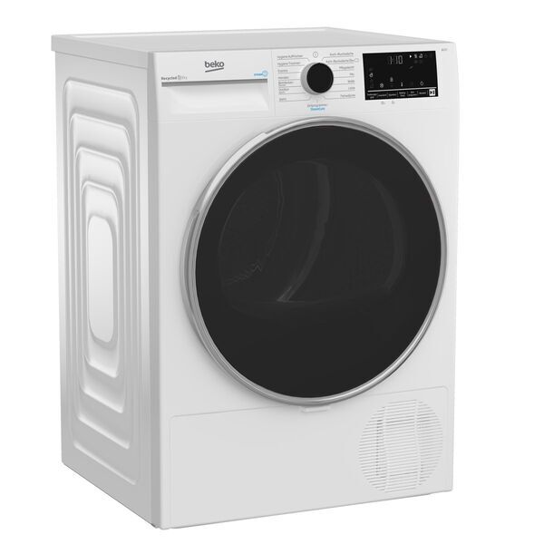 Beko B3T42249S Heat pump dryer 8 kg | white/black, image 3 of 5