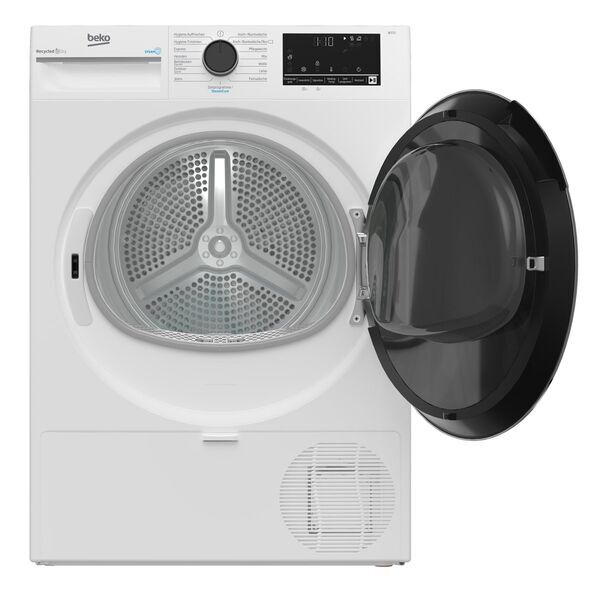 Beko B3T42249S Heat pump dryer 8 kg | white/black, image 2 of 5