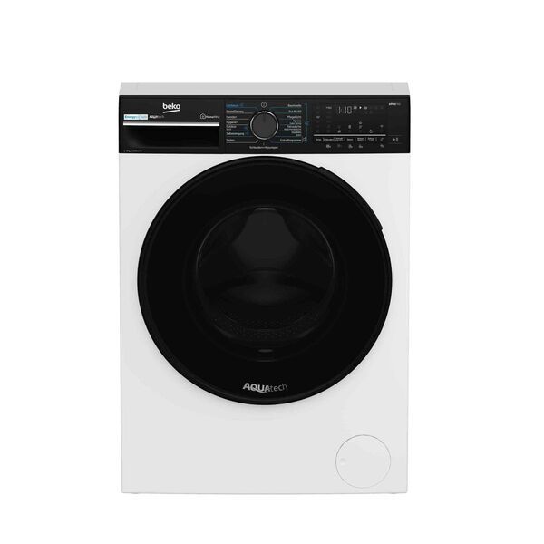 Beko B7WFU69418W Frontlader Waschmaschine 9 kg | weiß/schwarz, image 1 of 5