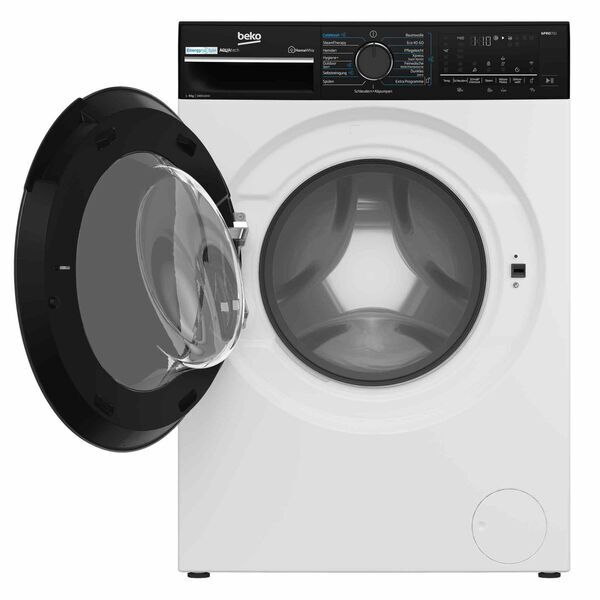 Beko B7WFU69418W Frontlader Waschmaschine 9 kg | weiß/schwarz, image 2 of 5
