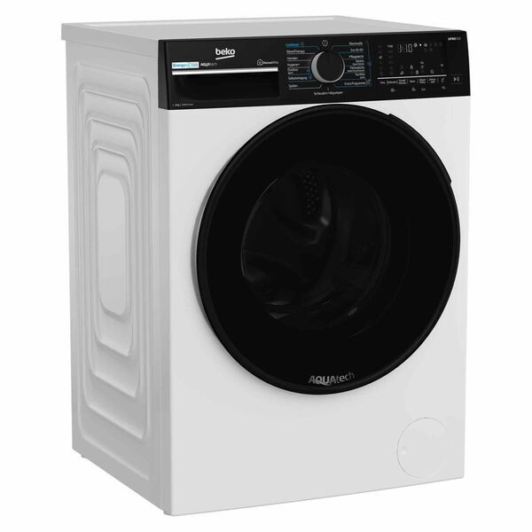 Beko B7WFU69418W Frontlader Waschmaschine 9 kg | weiß/schwarz, image 3 of 5