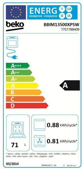 Beko BBIM13500XPSW Multifunktionsbackrohr | schwarz/silber 4