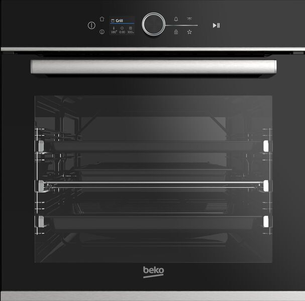 Beko BBIM13500XPSW Multifunktionsbackrohr | schwarz/silber 1