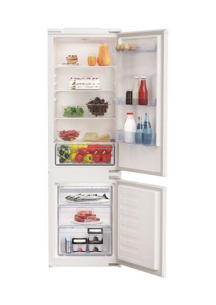 Beko BCSA285K4SN Einbau-Kühl-/Gefrierkombination | weiß 1