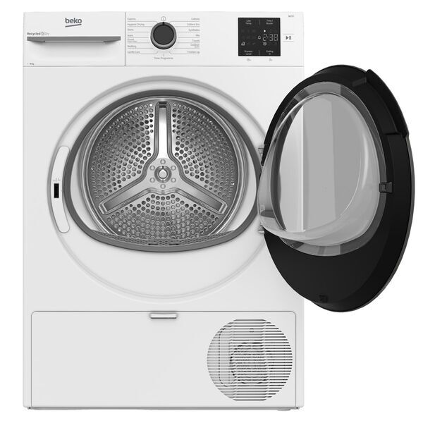 Beko BM3T30210W1 Tork med värmepump 10 kg | vit/grå, image 2 of 5