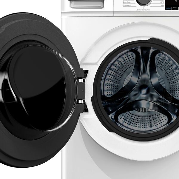 Beko BM3WFOE841PSA Front-loading washing machine 8 kg | white/black, image 3 of 4