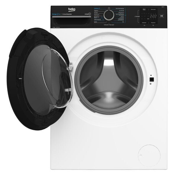 Beko BM3WFU31041R Front-loading washing machine 10 kg | white/black 2