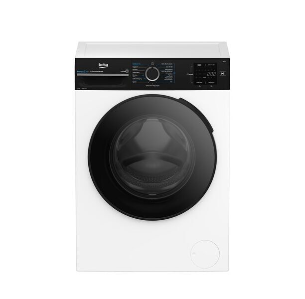 Beko BM3WFU3741R Front-loading washing machine 7 kg | white/black 1