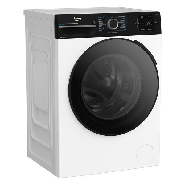 Beko BM3WFU3841R Front-loading washing machine 8 kg | white/black, image 3 of 5