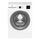 Beko BM3WFU4841W1 Front-loading washing machine 8 kg | white/grey, thumbnail 2 of 5