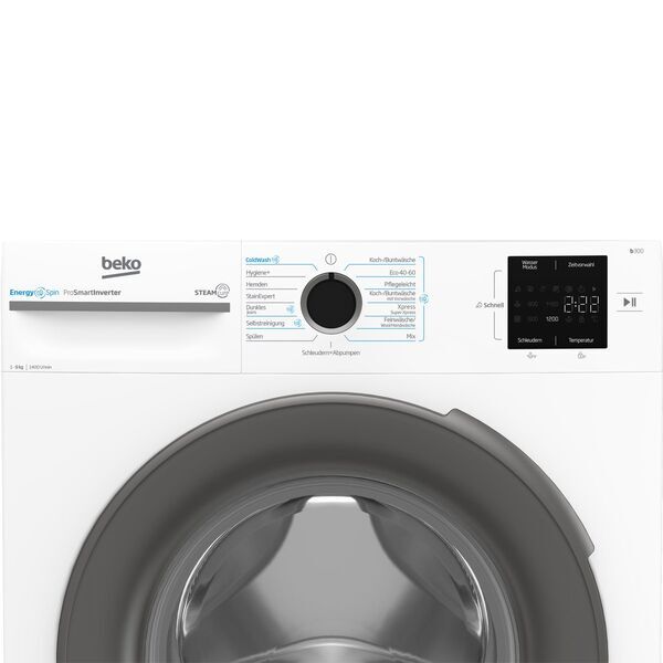 Beko BM3WFU4941W1 Front-loading washing machine 9 kg | white, image 4 of 5