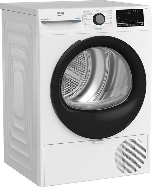 Beko BMGT491SBI Asciugatrice a pompa di calore 9 kg | bianco/nero 2