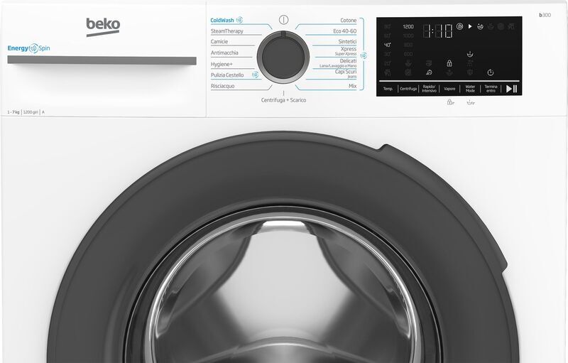 Beko BMWSU4721A Front-loading washing machine 7 kg | white/black, image 4 of 5