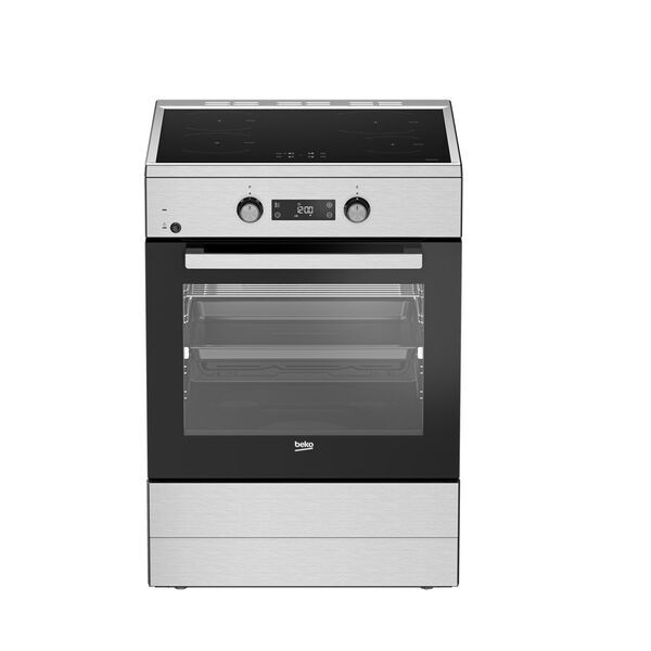 Beko FSM69301SXT Freistehender Herd mit Induction hob | silver/black 1