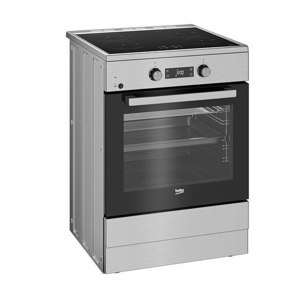 Beko FSM69301SXT Freistehender Herd mit Induction hob | silver/black 3