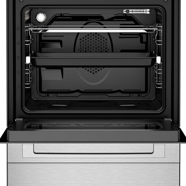Beko FSM69301SXT Freistehender Herd mit Induction hob | silver/black 2