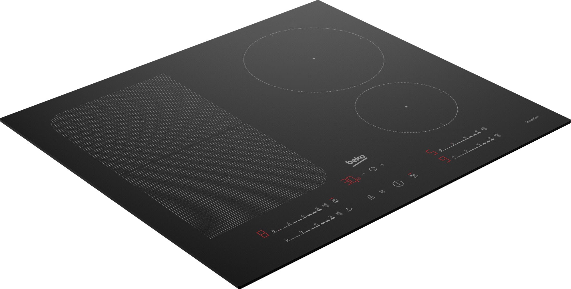 Beko HII 64791 UFT Induktionskochfeld schwarz