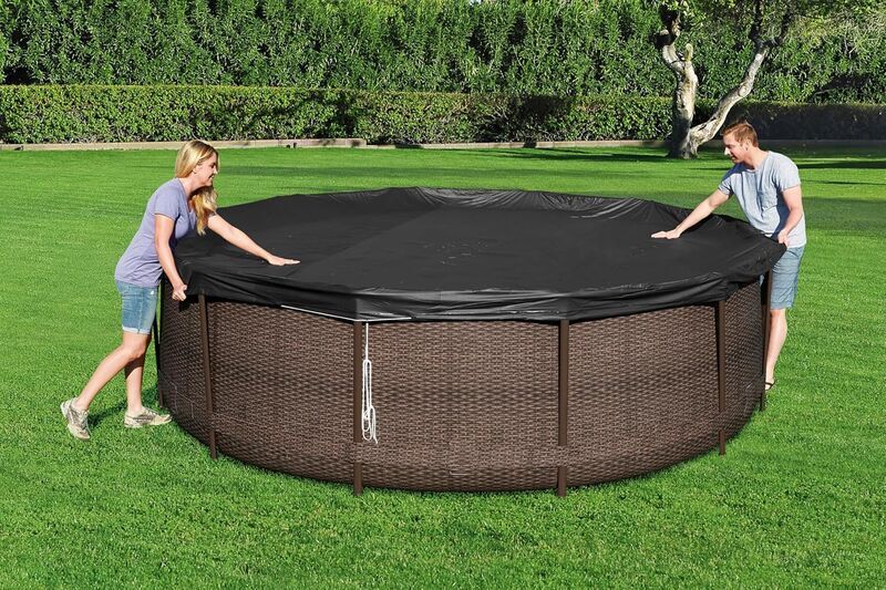 Bestway PVC-Abdeckplane 370cm (58037) | grau 3