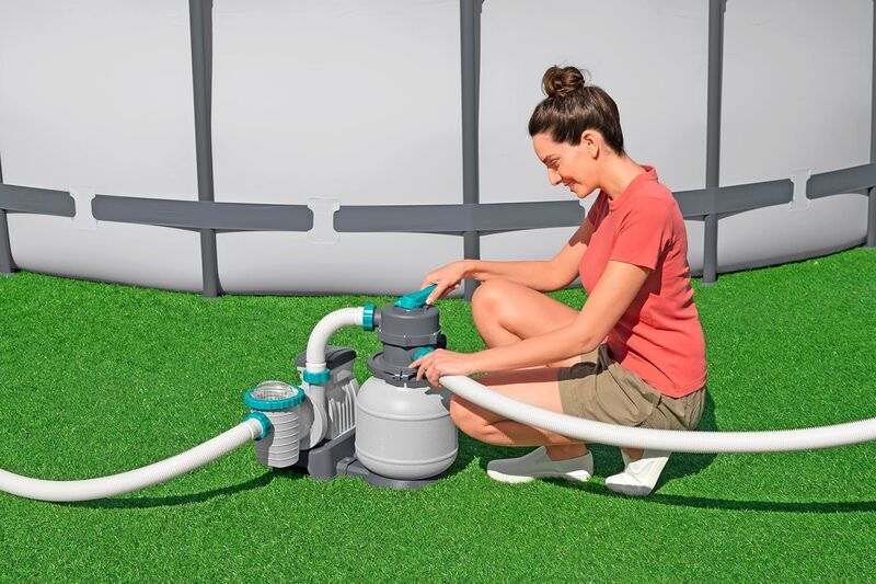 Bestway Flowclear Filtro a sabbia (58497) | grigio 2