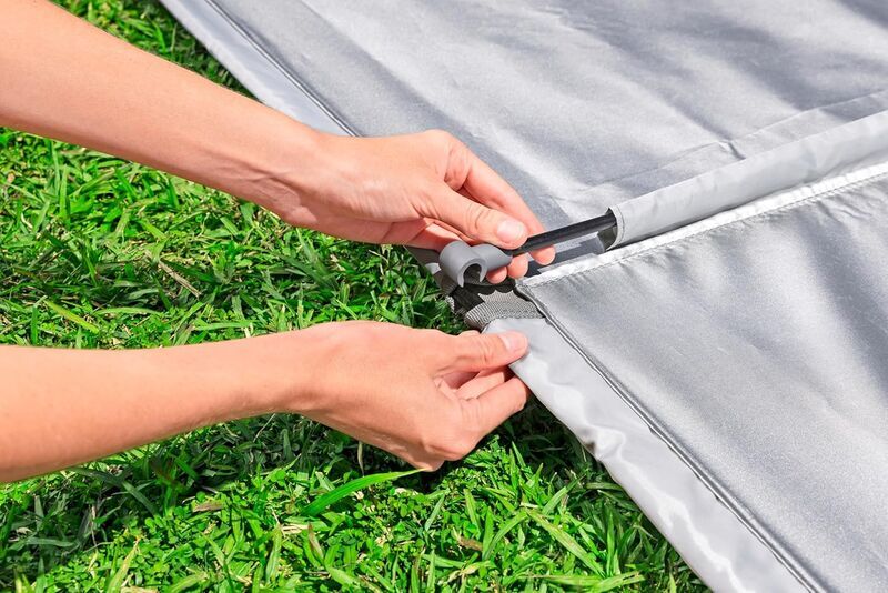 Bestway Tetto parasole per eckige e ovale Pools (58746) | grigio 4