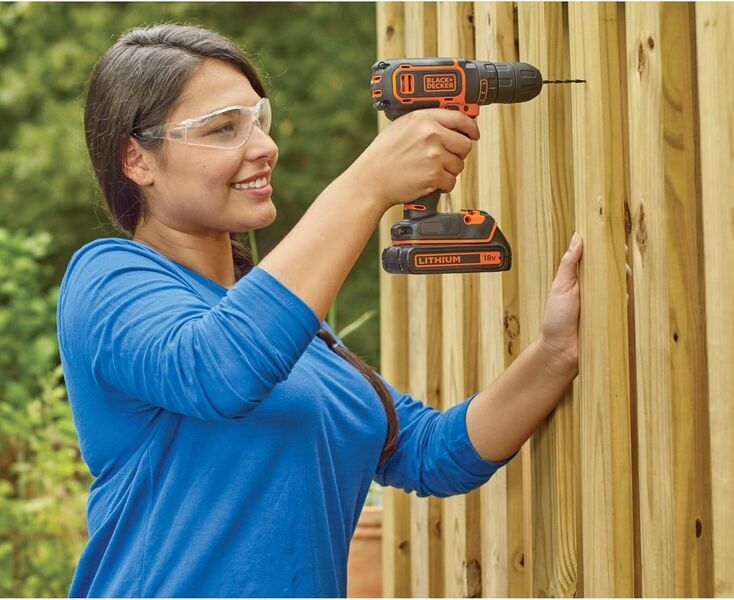 Black&Decker BDCDC18 Cordless Drill Driver | black/orange 2