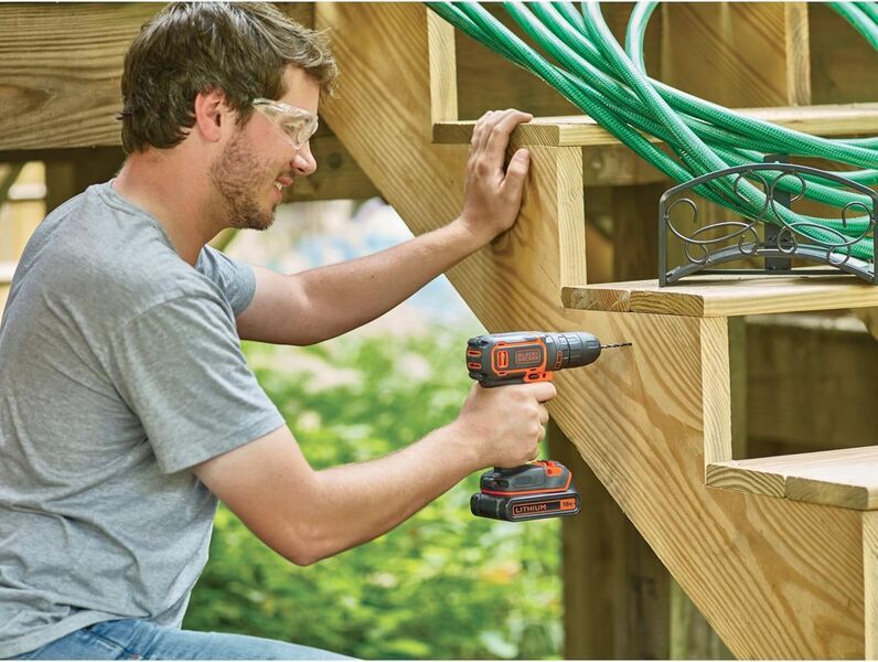 Black&Decker BDCDC18 Cordless Drill Driver | black/orange 3