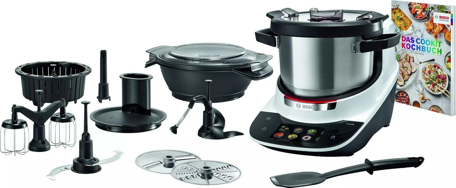Bosch Cookit MCC9555DWC Küchenmaschine weiß/schwarz