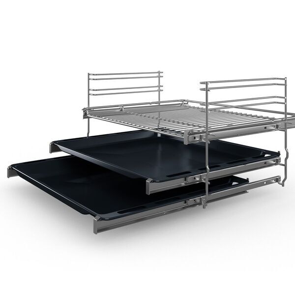Bosch HKS79U250 Standherd | schwarz/silber, image 3 of 5