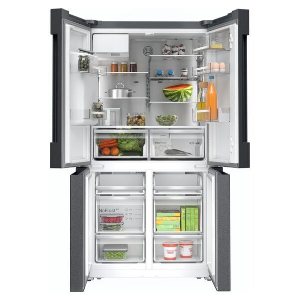 Bosch KFI96AXEA Side-by-Side Refrigerator/freezer combination | grey, image 2 of 5