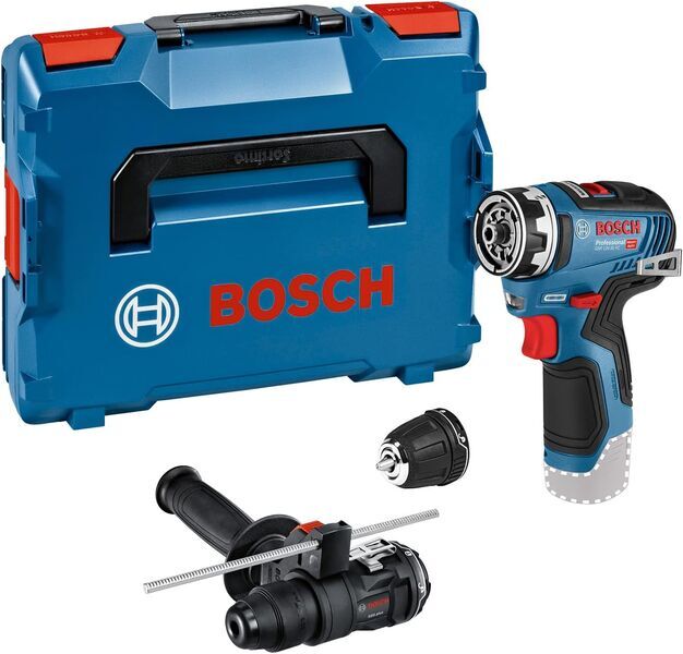 Bosch Professional GSR 12V-35 FC FlexiClick Cordless Drill Driver without battery | blue/black 1