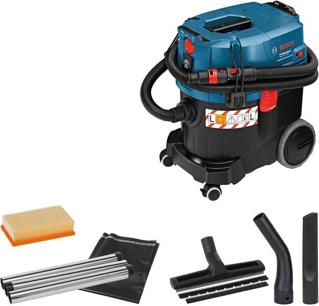 Bosch Professional GAS 35 L SFC+ Wet/dry vacuum cleaner | black/blue 1
