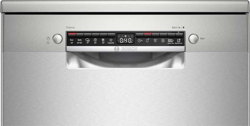 Bosch Serie 4 dishwasher 60cm, freistehend | silver, image 2 of 5