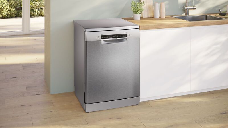Bosch Serie 4 dishwasher 60cm, freistehend | silver, image 3 of 5