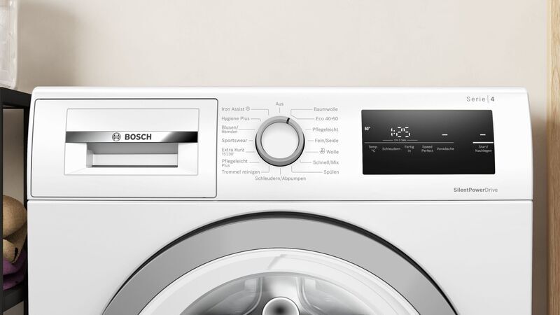 Bosch Serie 4 Frontlader Waschmaschine 8 kg | weiß, image 3 of 5