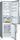 Bosch Serie 6 Refrigerator/freezer combination | silver, thumbnail 2 of 5