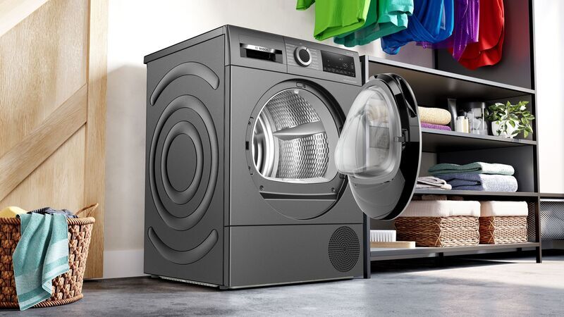 Bosch Serie 6 Heat pump dryer 9 kg | black, image 3 of 5