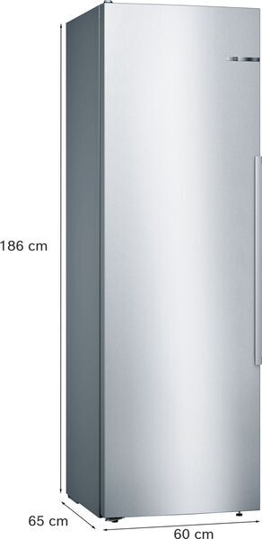 Bosch Serie 8 Refrigerator | silver, image 4 of 5