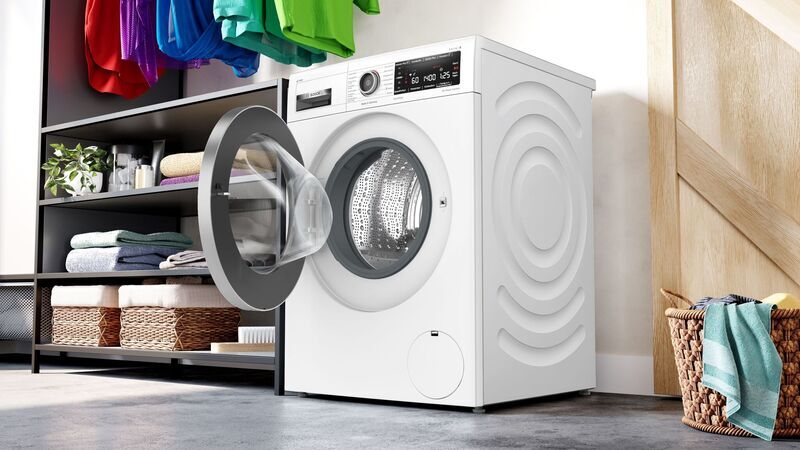 Bosch Serie 8 Front-loading washing machine 9 kg | white, image 3 of 4