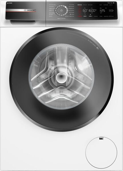 Bosch Series 8 Front-Loading Washing Machine 10 kg | white/black, image 1 of 2