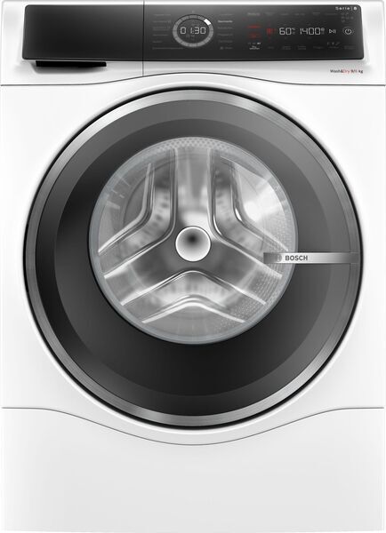 Bosch Serie 8 Washer-dryer 9 kg/6 kg | white/black, image 1 of 5