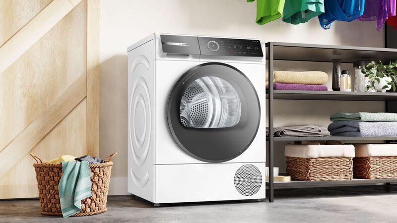 Bosch Serie 8 Wärmepumpentrockner 9 kg | weiß/schwarz, image 2 of 5