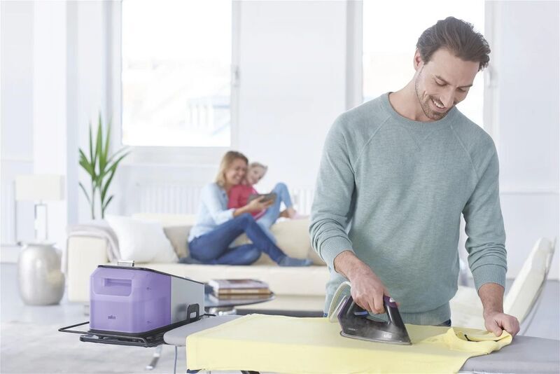 Braun IS 7144 BK CareStyle 7 Dampfbügelstation | schwarz/lila 4