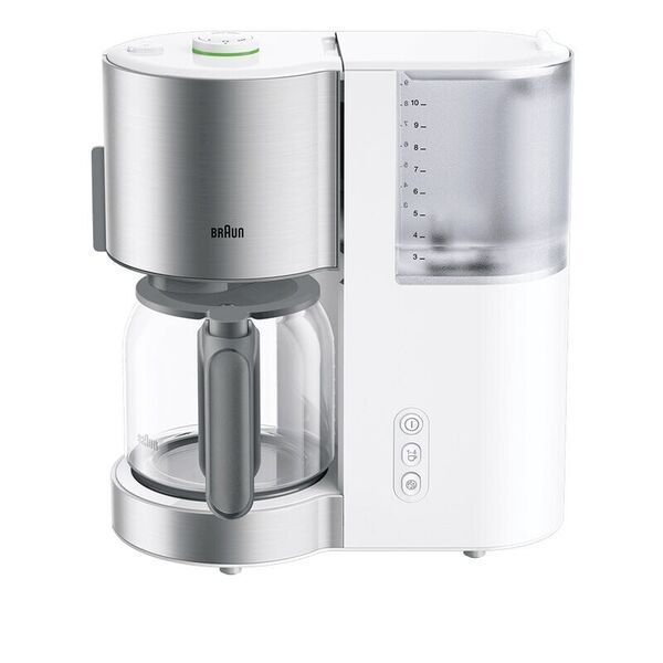 Braun KF 5120 WH IDCollection Kaffeemaschine | weiß/silber 1
