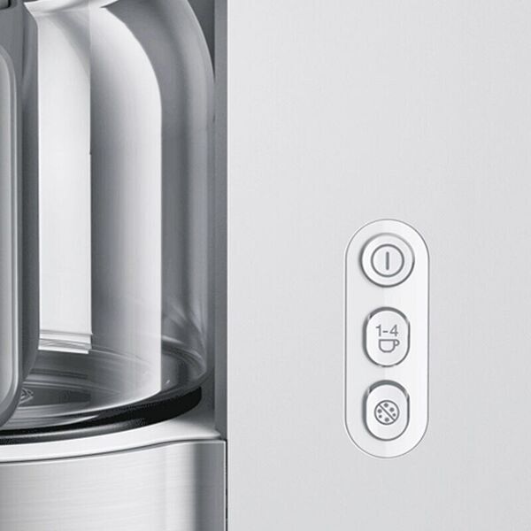 Braun KF 5120 WH IDCollection Kaffeemaschine | weiß/silber 2