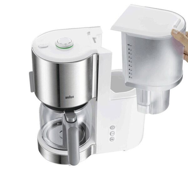 Braun KF 5120 WH IDCollection Kaffeemaschine | weiß/silber 4