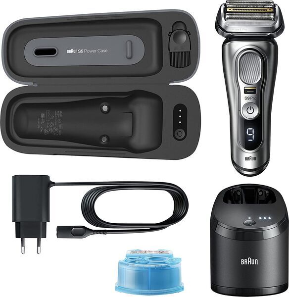 Braun Series 9 Pro 9477cc Elektrický holicí strojek pro mokré a suché holení | stříbrná 1